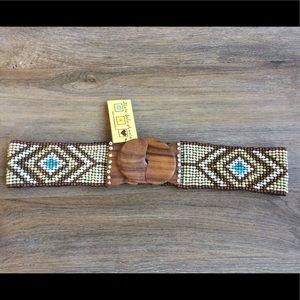 Mare Sole Amore beaded belt